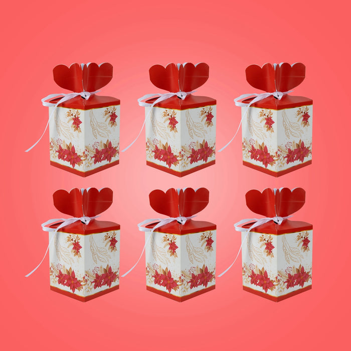 Paper Packing Boxes Set - 3 x 3 x 6.5 Inches | Paper Gift Packages/ 6 Pcs/ Packaging Boxes for Wedding - Bags & Pouches