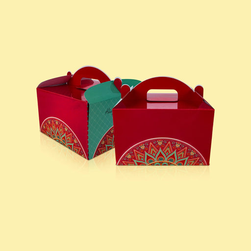 Paper Hamper Packing Box Set - 8 x 8 x 7 Inches | 5 Pcs/ Paper Gift Packages/ Packaging Box for Wedding - Bags & Pouches