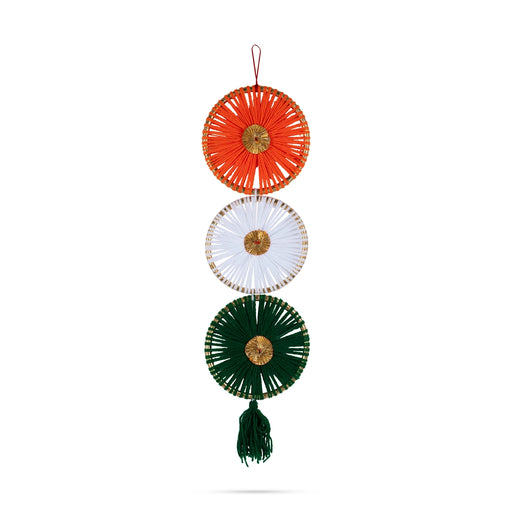 Wall Hanging Decor - 22 x 6 Inches | Home Wall Decoration/ Tricolor Wall Hanger for Republic Day - Wall Hanging