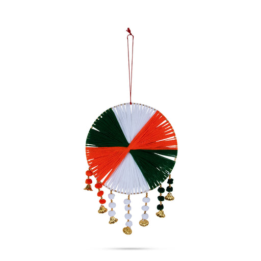Wall Hanging Decor - 14 x 10 Inches | Home Wall Decoration/ Tricolor Wall Hanger for Republic Day - Wall Hanging