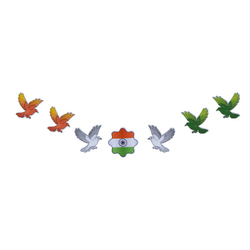 Wall Hanging Decor | Birds With National Flag Design Wall Decoration/ Wall Hanger/ Republic Day Decor - Wall Hanging