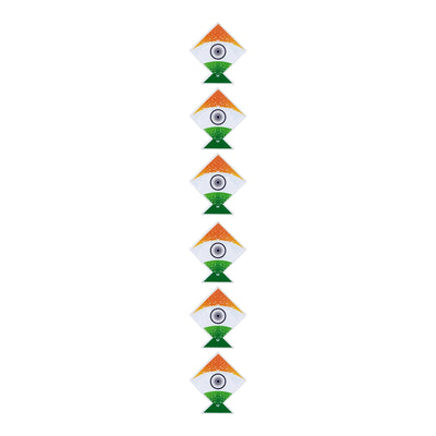 Kite Bunting Paper Wall Hanging | Wall Decor/ Tricolour Kite Design Home Decor Wall Paper/ Republic Day Decor