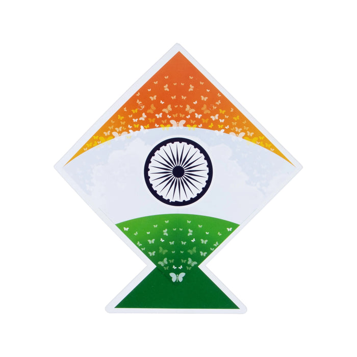 Kite Bunting Paper Wall Hanging | Wall Decor/ Tricolour Kite Design Home Decor Wall Paper/ Republic Day Decor - Wall Hanging