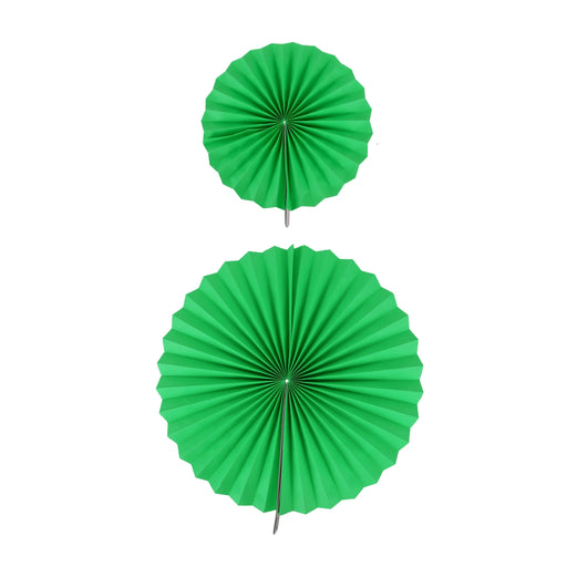 Hanging Paper Fan Decoration Set | 6 Pcs/ Tricolour Fan Wall Decoration/Wall Hanging Decor/ Republic Day Decor - Wall Hanging