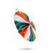 Hanging Paper Fan Decor - 8 x 8 Inches | Tricolour Fan Wall Decoration/ Wall Hanging Decor/ Republic Day Decor - Wall Hanging