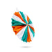 Hanging Paper Fan Decor - 10 x 10 Inches | Tricolour Fan Wall Decoration/Wall Hanging Decor/Republic Day Decor - Wall Hanging