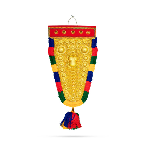 Nettipattam Wall Hanging - 60 x 27 Inches | Decorative Nettipattam/ Decorative Hanging for Wall Decoration - Wall Hanging