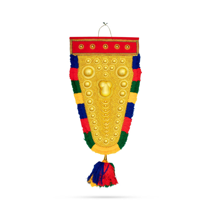 Nettipattam Wall Hanging - 60 x 27 Inches | Decorative Nettipattam/ Decorative Hanging for Wall Decoration - Wall Hanging