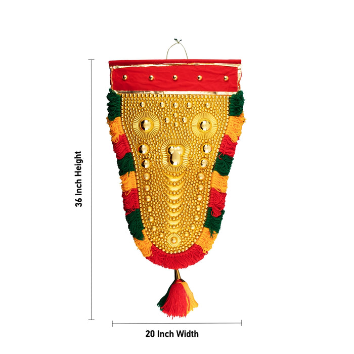 Nettipattam Wall Hanging - 36 x 20 Inches | Decorative Nettipattam/ Decorative Hanging for Wall Decoration - Wall Hanging