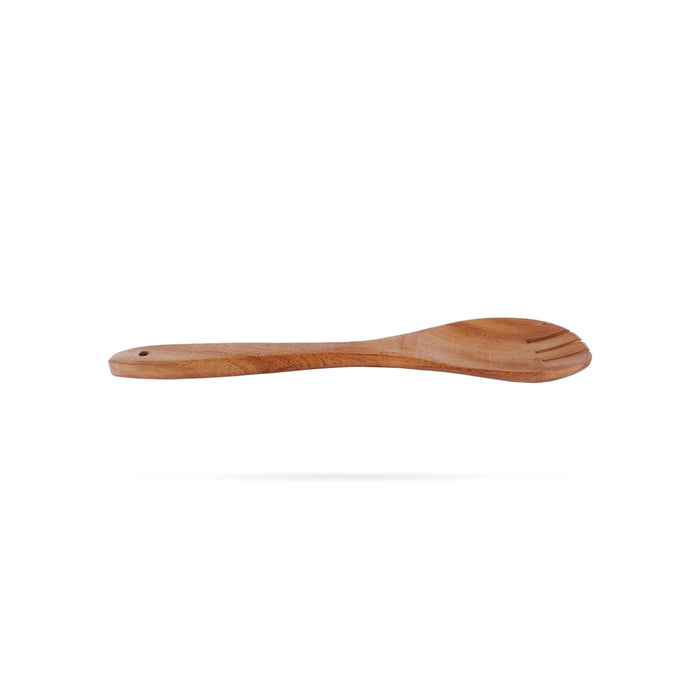 Wooden Spoon Set - 12 x 2.75 Inches | 3Pcs/ Non Stick Kitchen Utensil/Wooden Spatula/ Kitchen Spoon for Cooking - Kitchen