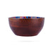 Wooden Bowl - 2.5 x 5 Inches | Enamel Design Wooden Cup/ Wooden Salad Bowl/ Wooden Fruit Bowl for Home - Bowls