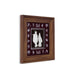 Radha Krishna Murti Photo Frame - 8 x 7 Inches | 999 Silver Foil / Wall Picture Frame/ Wall Decor For Pooja Room - Hindu God Photos & Frames