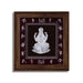 Lakshmi Murti Photo Frame - 11 X 10.5 Inches | 999 Silver Foil Picture Frame/ Wall Picture For Pooja Room - Hindu God Photos & Frames