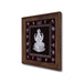 Lakshmi Murti Photo Frame - 11 X 10.5 Inches | 999 Silver Foil Picture Frame/ Wall Picture For Pooja Room - Hindu God Photos & Frames