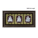 Lakshmi Ganesh Saraswati Murti Photo Frame - 10 X 20 Inches | Picture Frame/ 999 Silver Wall Picture For Pooja - Hindu God Photos & Frames