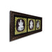 Lakshmi Ganesh Saraswati Murti Photo Frame- 11 X 25 Inches | 999 Silver Foil Picture Frame/Wall Picture For Pooja - Hindu God Photos & Frames