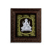 Lakshmi Murti Photo Frame - 10 X 9 Inches | 999 Silver Foil Picture Frame/ Wall Picture For Pooja Room - Hindu God Photos & Frames