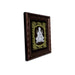 Lakshmi Murti Photo Frame - 10 X 9 Inches | 999 Silver Foil Picture Frame/ Wall Picture For Pooja Room - Hindu God Photos & Frames
