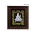 Lakshmi Murti Photo Frame - 10 X 9 Inches | 999 Silver Foil Picture Frame/ Wall Picture For Pooja Room - Hindu God Photos & Frames