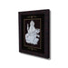 Saraswati Murti Photo Frame - 6 X 7 Inches | 999 Silver Foil Picture Frame/ Wall Picture For Pooja Room - Hindu God Photos & Frames