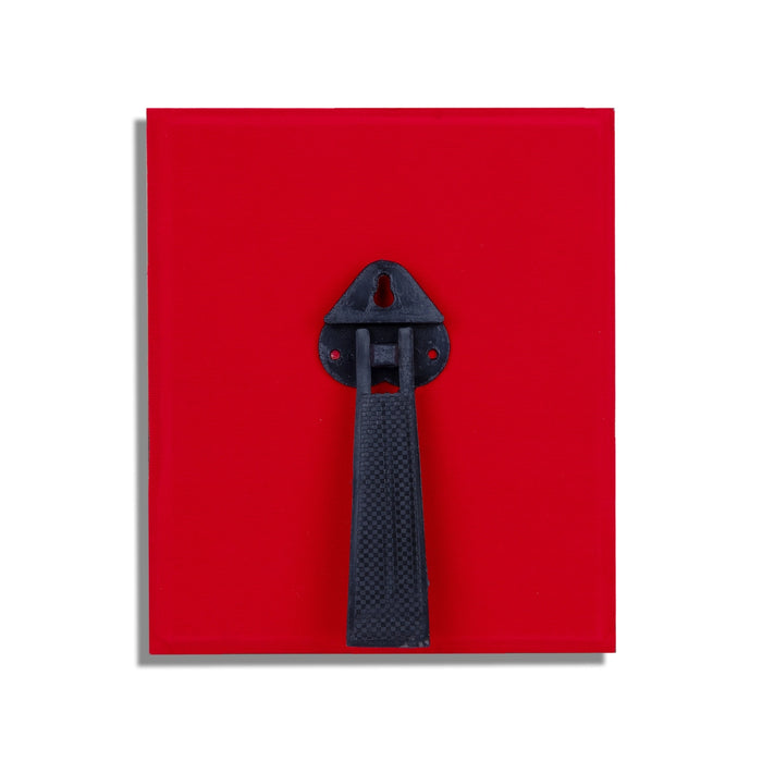 Radha Krishna Murti Photo Frame - 6 X 7 Inches | Picture Frame/ 999 Silver Wall Picture For Pooja & Home Decor - Hindu God Photos & Frames