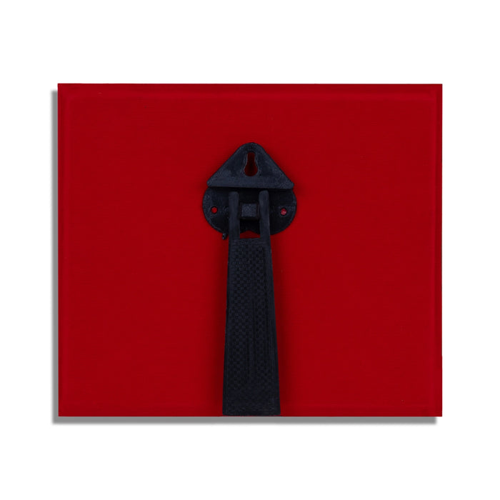 Perumal Thayar Design Photo Frame- 6 X 7 Inches | Picture Frame/ 999 Silver Wall Picture For Pooja & Home Decor - Hindu God Photos & Frames