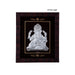 Ganesh Murti Photo Frame - 6 X 7 Inches | 999 Silver Foil Picture Frame/ Wall Picture For Pooja Room - Hindu God Photos & Frames
