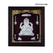 Ganesh Murti Photo Frame - 8.5 X 7.5 Inches | Picture Frame/ 999 Silver Wall Picture For Pooja & Home Decor - Hindu God Photos & Frames
