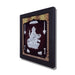 Saraswati Murti Photo Frame - 8.5 X 7.5 Inches | Picture Frame/ 999 Silver Wall Picture For Pooja & Home Decor - Hindu God Photos & Frames