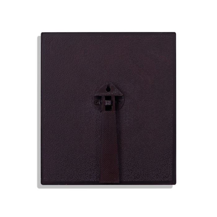 Sri Ranganathar Photo Frame - 8.5 X 7.5 Inches | 999 Silver Foil Picture Frame/ Wall Picture For Pooja Room - Hindu God Photos & Frames