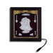 Radha Krishna Murti Photo Frame - 8.5 X 7.5 Inches | 999 Silver Foil & Led Wall Picture Frame For Pooja Room - Hindu God Photos & Frames