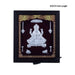 Lakshmi Murti Photo Frame - 8.5 x 7.5 Inches | 999 Silver Foil Wall Picture Frame/ Led Wall Decor For Puja Room - Hindu God Photos & Frames
