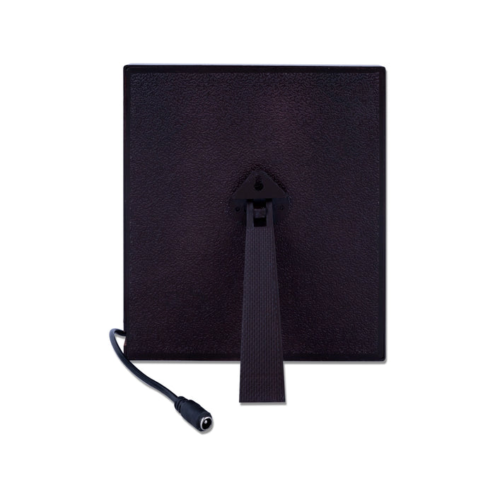 Ganesh Murti Photo Frame - 8.5 x 7.5 Inches | 999 Silver Foil Wall Picture Frame/ Led Wall Decor For Puja Room - Hindu God Photos & Frames