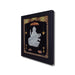 Saraswati Murti Photo Frame - 8.5 X 7.5 Inches | Picture Frame/ 999 Silver Wall Picture For Pooja & Home Decor - Hindu God Photos & Frames