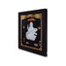 Saraswati Murti Photo Frame- 8.5 x 7.5 Inches | 999 Silver Foil Led Wall Decor/Wall Picture Frame For Puja Room - Hindu God Photos & Frames