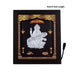 Saraswati Murti Photo Frame- 8.5 x 7.5 Inches | 999 Silver Foil Led Wall Decor/Wall Picture Frame For Puja Room - Hindu God Photos & Frames