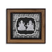 Lakshmi Ganesh Murti Photo Frame- 9 x 10 Inches | 999 Silver Foil Wall Picture Frame/ Wall Decor For Puja Room - Hindu God Photos & Frames