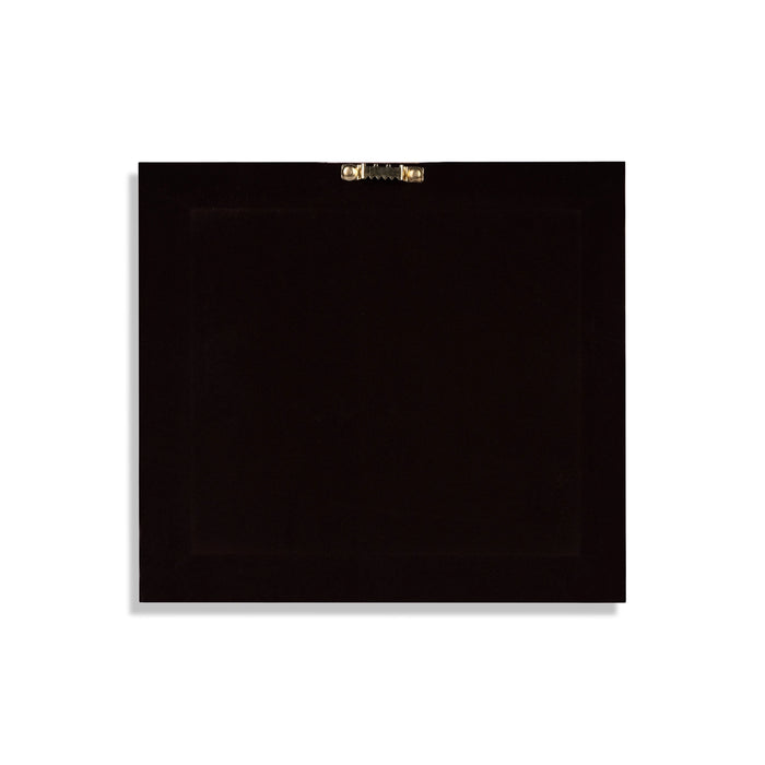 Perumal Thayar Photo Frame - 9 x 10 Inches | 999 Silver Foil Wall Picture Frame/ Wall Decor For Puja Room - Hindu God Photos & Frames