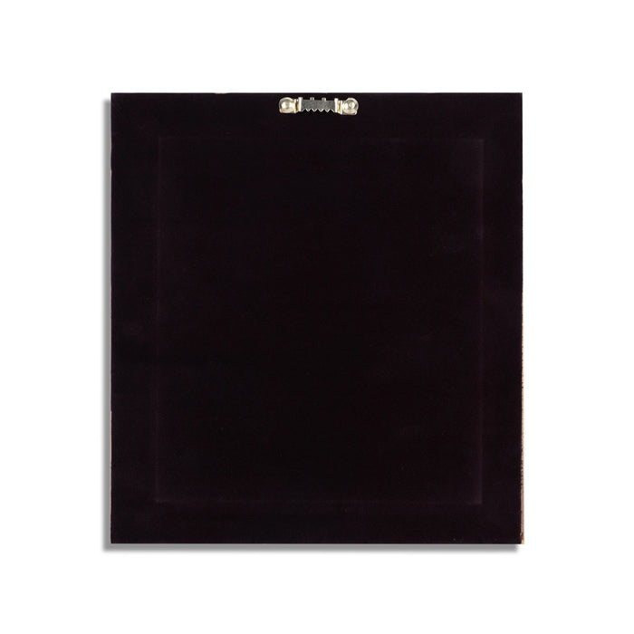 Balaji Murti Photo Frame - 9 x 10 Inches | 999 Silver Foil Wall Picture Frame/ Wall Decor For Puja Room - Hindu God Photos & Frames