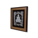 Lakshmi Murti Photo Frame - 9 x 10 Inches | 999 Silver Foil Wall Picture Frame/ Wall Decor For Puja Room - Hindu God Photos & Frames