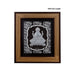 Lakshmi Murti Photo Frame - 9 x 10 Inches | 999 Silver Foil Wall Picture Frame/ Wall Decor For Puja Room - Hindu God Photos & Frames