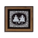 Lakshmi Ganesh Murti Photo Frame- 12 x 11 Inches | 999 Silver Foil Wall Picture Frame/Wall Decor For Puja Room - Hindu God Photos & Frames