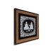 Lakshmi Ganesh Murti Photo Frame- 12 x 11 Inches | 999 Silver Foil Wall Picture Frame/Wall Decor For Puja Room - Hindu God Photos & Frames
