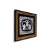 Lakshmi Ganesh Saraswati Murti Photo Frame- 12 x 11 Inches | 999 Silver Foil Wall Decor/ Picture Frame For Pooja - Hindu God Photos & Frames