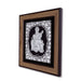 Saraswati Murti Photo Frame - 12 x 11 Inches | 999 Silver Foil Wall Picture Frame/ Wall Decor For Puja Room - Hindu God Photos & Frames
