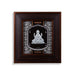 Lakshmi Murti Photo Frame - 8 x 7.5 Inches | 999 Silver Foil Wall Picture Frame/ Wall Decor For Puja Room - Hindu God Photos & Frames