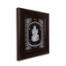 Lakshmi Murti Photo Frame - 8.75 x 7.75 Inches | 999 Silver Foil Wall Picture Frame/ Wall Decor For Puja Room - Hindu God Photos & Frames