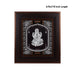 Lakshmi Murti Photo Frame - 8.75 x 7.75 Inches | 999 Silver Foil Wall Picture Frame/ Wall Decor For Puja Room - Hindu God Photos & Frames