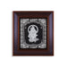 Murugan Murti Photo Frame - 11 x 10 Inches | 999 Silver Foil Wall Picture Frame/ Wall Decor For Puja Room - Hindu God Photos & Frames