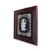 Murugan Murti Photo Frame - 11 x 10 Inches | 999 Silver Foil Wall Picture Frame/ Wall Decor For Puja Room - Hindu God Photos & Frames